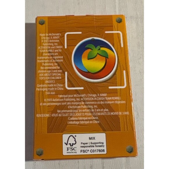 Crash Team Rumble Collector Card Game For Kids McDonalds Happy Meal Toy - Picture 2 of 4